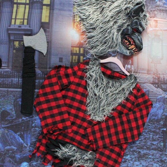 Amscan Hungry Wearwolf Howler Boys Halloween Costume Medium (8-10) - Picture 1 of 10